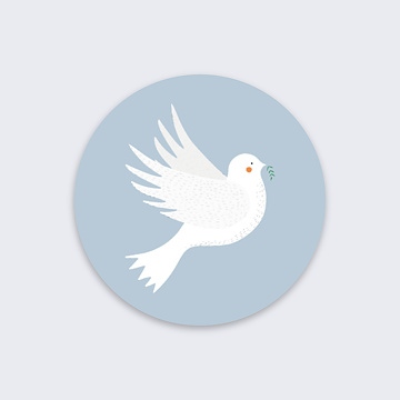 Stickers Baptme Petite Colombe