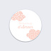 Stickers baptême Jolie Princesse