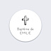 Stickers Baptême Pictos
