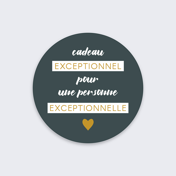 Stickers de Noël  Cadeau Exceptionnel Recto