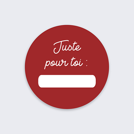 Stickers Noël Juste Pour Toi