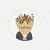 Stickers Noël Bouquet