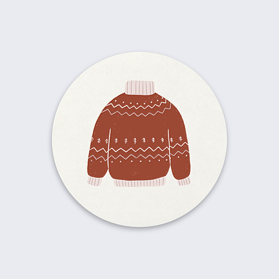 Stickers Noël Pull de Noël