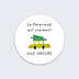 Stickers de Noël  Le Père-Noël est une ordure Recto