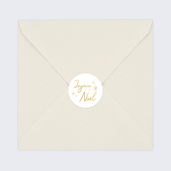 Stickers de Noël  Souhait Festif Après 4