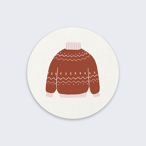 Stickers Noël Pull de Noël