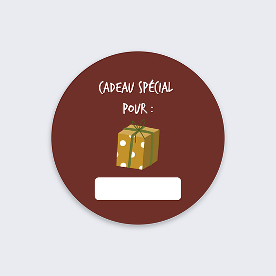 Stickers Noël Cadeau Spécial