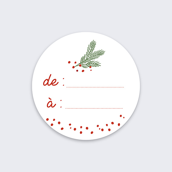 Stickers Noël Petite Étiquette