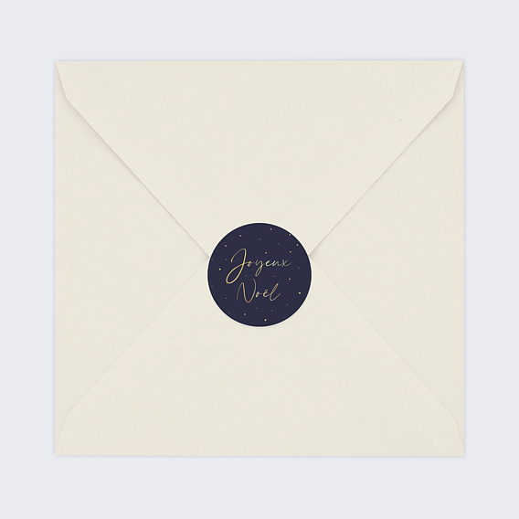 Stickers de Noël Neige d'Or Après 4