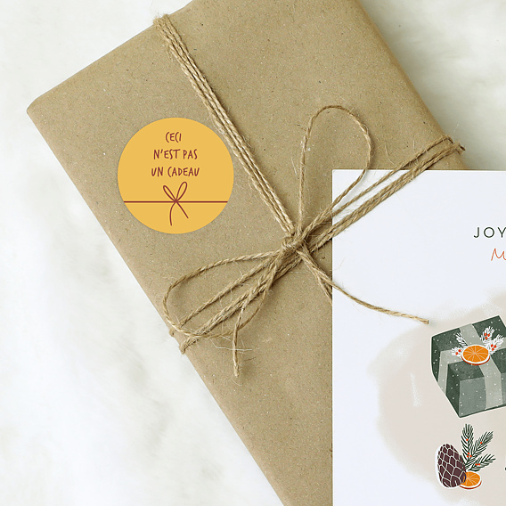 Stickers de Noël Ceci n'est pas un cadeau Après 4