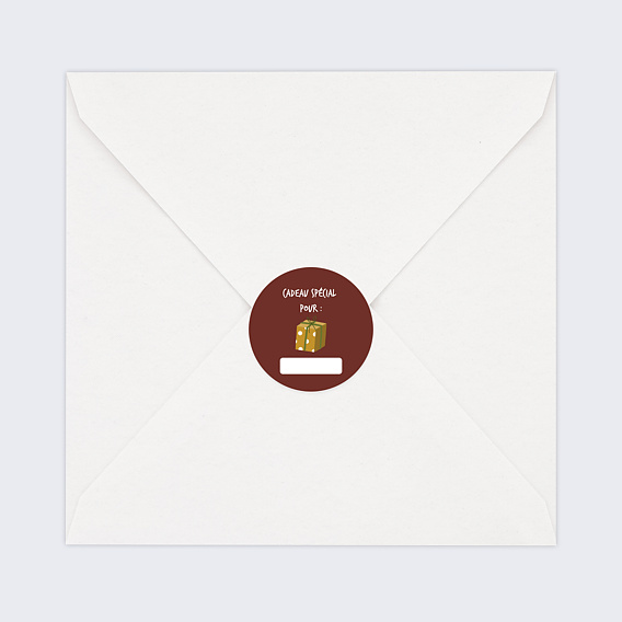 Stickers Noël Cadeau Spécial