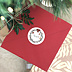 Stickers Noël  Tampon couronne