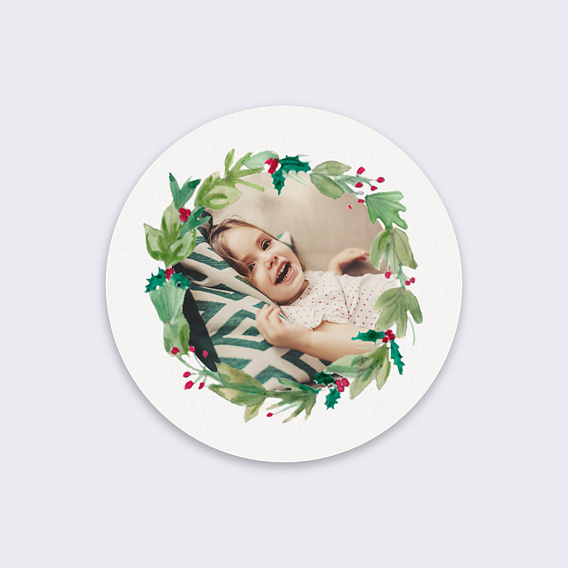 Stickers Noël  Couronne de Noël