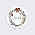 Stickers Noël  Tampon couronne