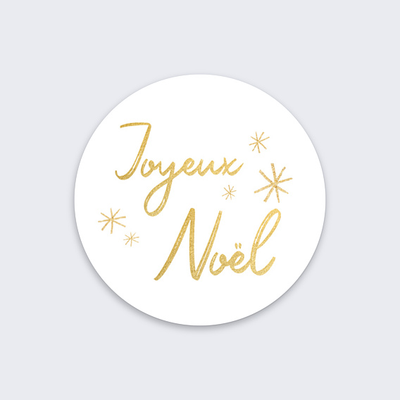Stickers Noël Souhait Festif