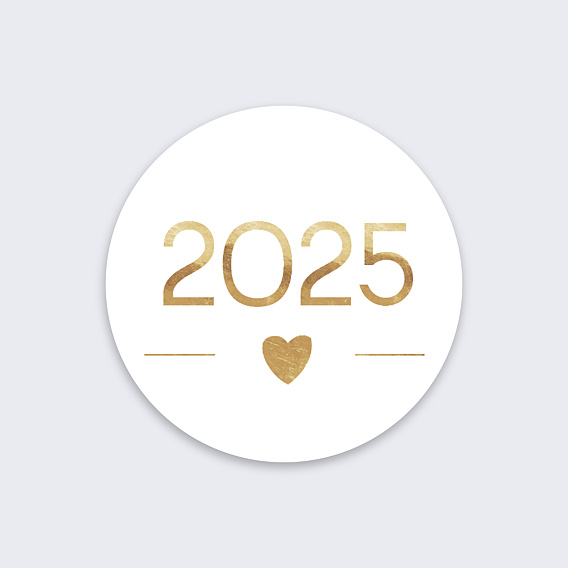 Stickers de Noël  Jeu typographique Recto