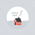 Stickers de Noël  Village de Montagne