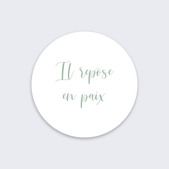 Sticker décès Cinématic