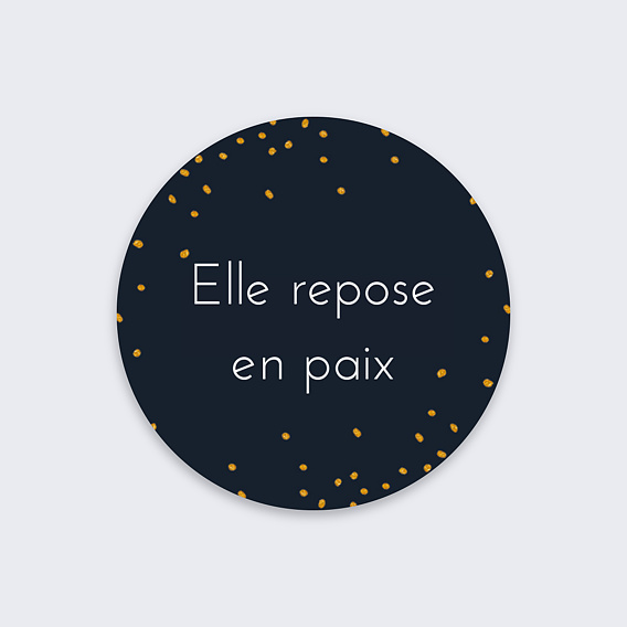 Sticker décès Poussière d'Etoiles
