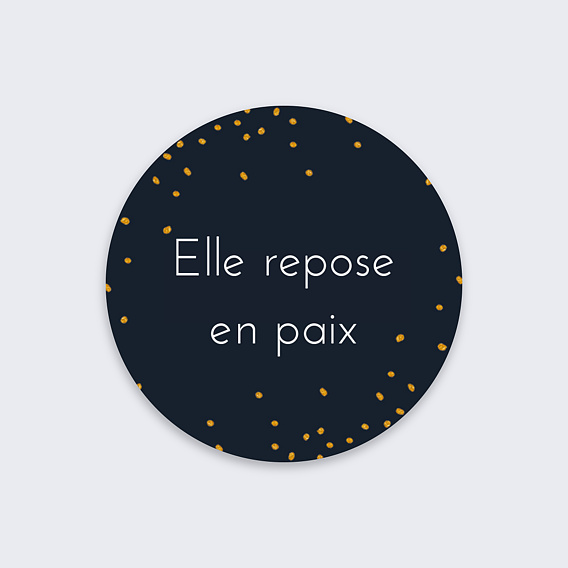 Sticker Décès Poussière d'Etoiles