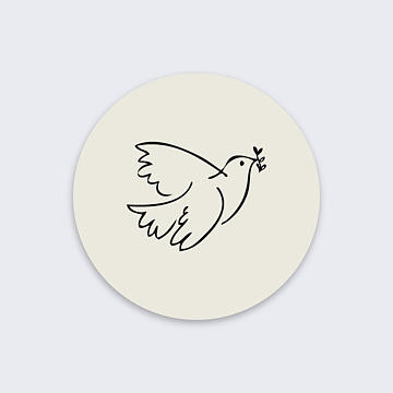 Sticker Dcs Colombe Simple