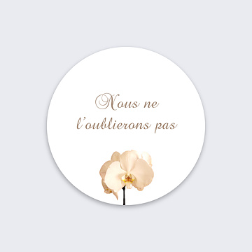 Sticker Dcs Orchide Blanche