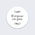 Stickers Décès Ornement Simple