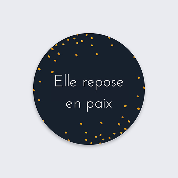 Stickers Décès Poussière d'Etoiles