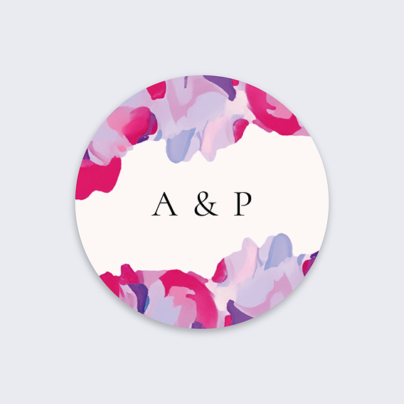  Sticker mariage Bougainvillier