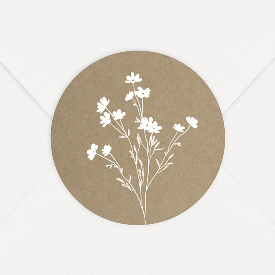  Sticker mariage Bouquet Champêtre