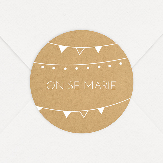  Sticker mariage Bucolique