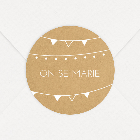  Sticker Mariage Bucolique