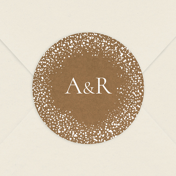  Sticker mariage Couronne de Dentelle