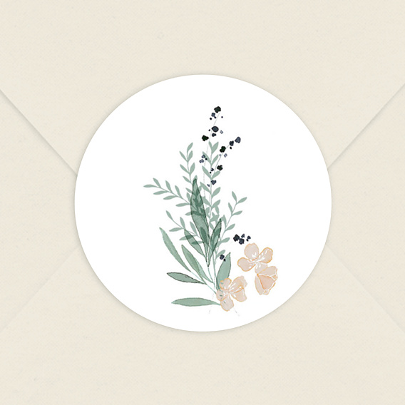  Sticker mariage Couronne de Laurier