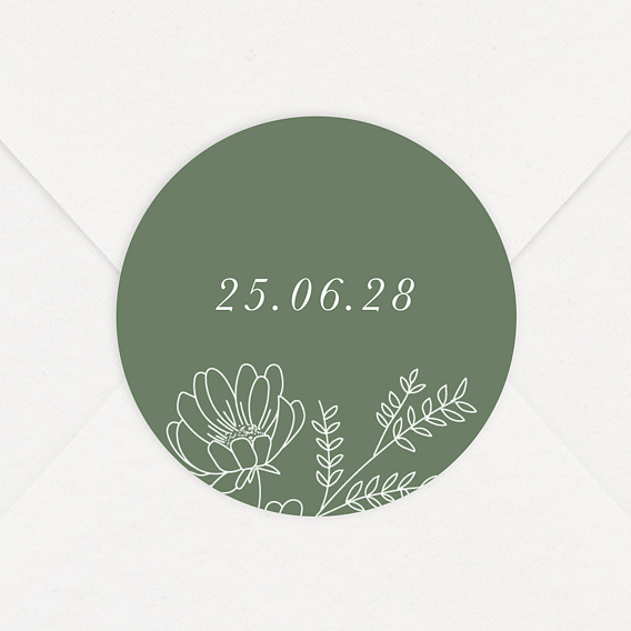  Sticker mariage Jardin d'Hiver