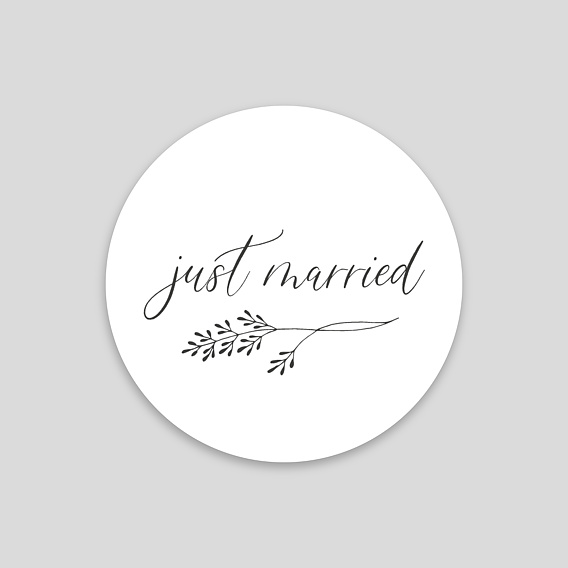  Sticker Mariage Just Married