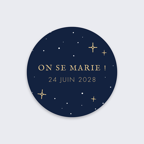  Sticker mariage Notre Constellation
