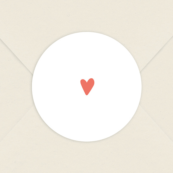  Sticker mariage Petit Coeur