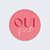 Sticker Mariage Oui Coloré