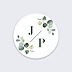 Sticker Mariage Eucalyptus