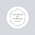 Sticker Mariage Couronne délicate