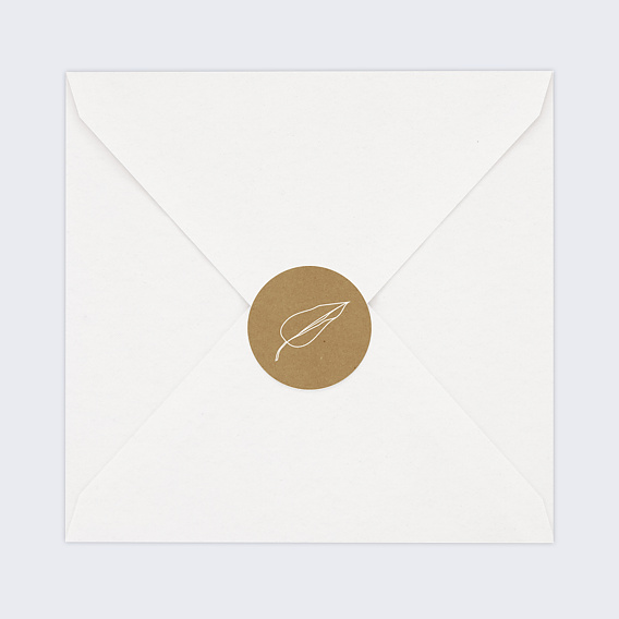 Sticker Mariage Esquisse Bohème