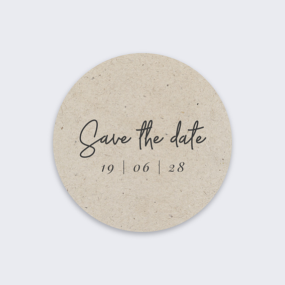  Stickers mariage Esprit Chiné Recto