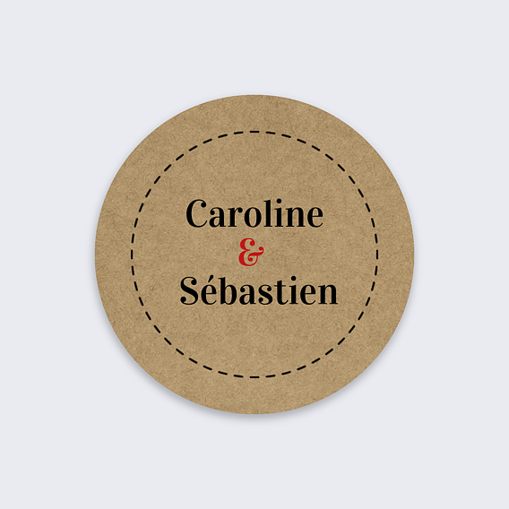 Stickers mariage Timeline Recto