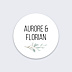 Sticker Mariage Couronne d’Oliviers