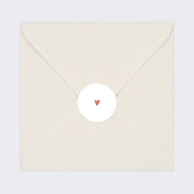 Sticker Mariage Petit Coeur