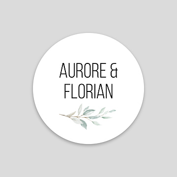  Sticker Mariage Couronne d�Oliviers
