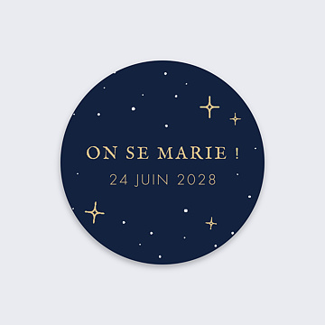 Sticker Mariage Notre Constellation