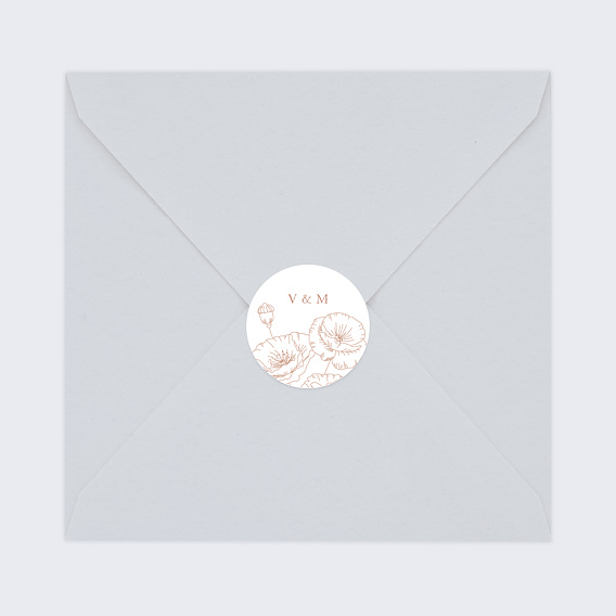  Stickers mariage Coquelicot Après 4