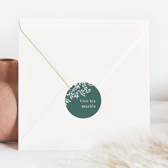  Stickers mariage Paisible Après 4